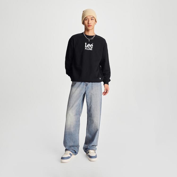 Lee FW24 Sweatshirt Unisex Black LUT009109204177K11000