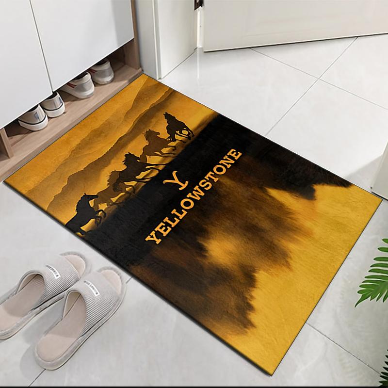 Yellowstone Printed Carpetrugfor Office Chair Living Room Bedroom Kitchen Room Decor Gifts