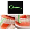 100 Pcs Dental Orthodontic Invisible Braces Remover Plastic Hook Disposable Orthodontic Aligner Remove Hook