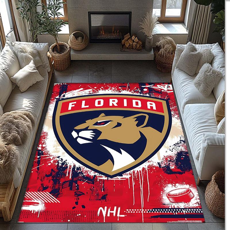 Flamengo Printed Flannel Area Rug Non Slip Soft Polyester Floor Carpet Indoor Decor Mat for Bedroom Living Room Sofa