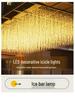 Colorful LED Star Moon Curtain String Lights for Bedroom Decoration