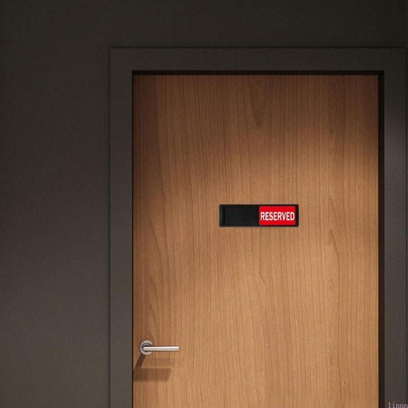 Office Door Signs Do Not Disturbs,Reserved/Available Sliders Sign Home Office Vacant Occupied Privacy Sliding Door Sign