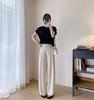Women's High-End Tencel Linen Wide-Leg Sunscreen Trousers