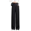 VYOOU Straight Comfortable for and Fall Size Women's Wide-Leg Pants, High-Waisted, Leg-Lengthening, Silhouette, Moisture-Wicking, Commuting, Spring,