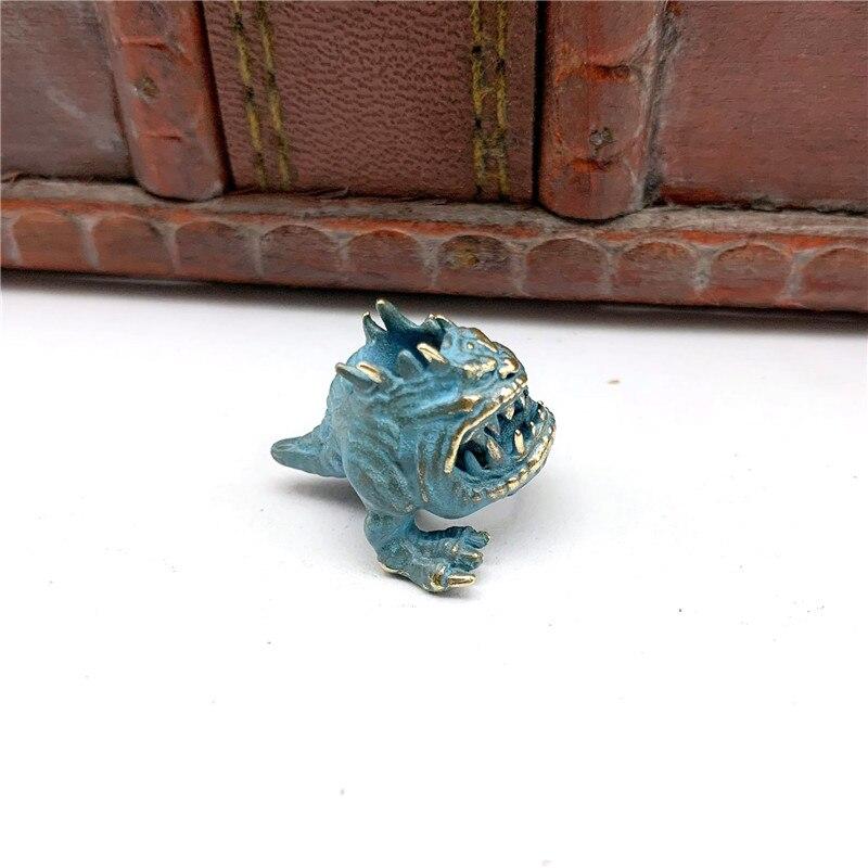 

1 шт. Брелок-подвеска Динозавр Гоблин, Латунные бусины-ножи, DIY, Инструменты для улицы, Подвесные украшения, EDC, Паракорд для зонта, Декор для ключей