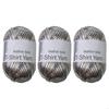 3 Rolls Metallic Weaving Cord Ribbon 32.8Yard Each Roll Metallic Knitting Thread Yarn For Handmade Bag and Sewing P9YB