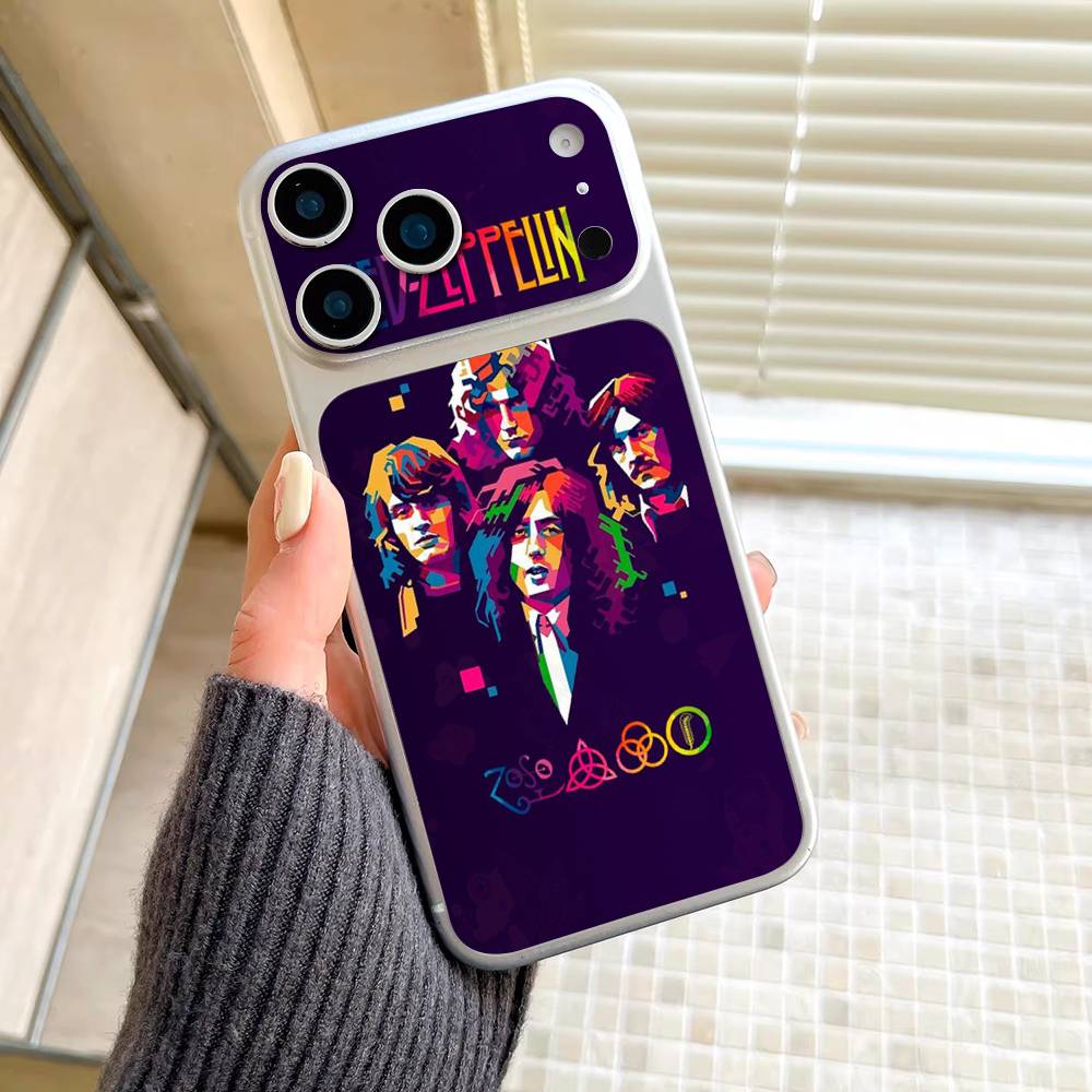 Rock Band L-Led Zeppelin Wrap Sticker For IPhone17 Pro/17pro Max Phone Decal Skin Rear Protector Case Film Full Cover