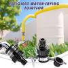 Universeller Wasserhahn-Adapter Kunststoff-Schlauchanschluss Schnellkupplungsanschluss Wasserhahn für Autowäsche Gartenbewässerung Langlebig