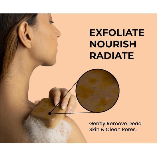 Ghar Magic Soap Tan Removal Sandalwood & Saffron Magic Soaps For Bath| Chandan | Skin Brightening For Men & Women (100 Gms Gms Pack Of 2)