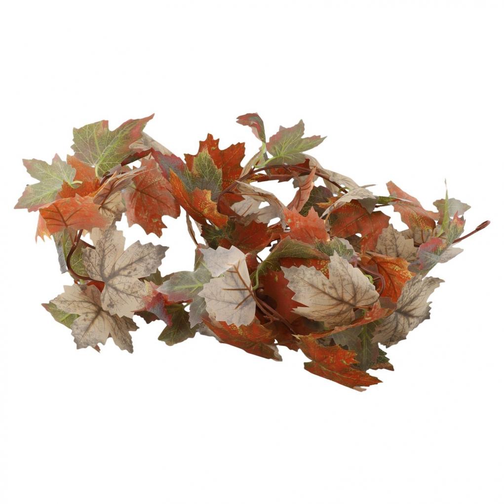 Artificial Maple Leaves Fall Leaf Garland Hanging Vines Versatile For Crafts