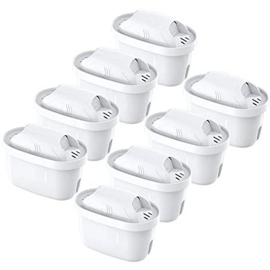 Water purifier pot cartridge UPERCT Brita compatible filter 8 pieces