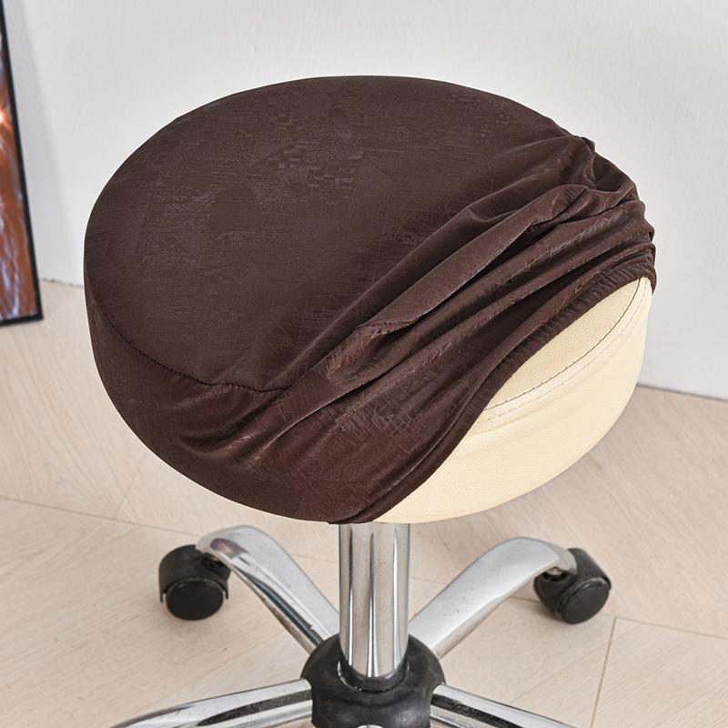 Stool Cover Round Bar Stool Cover Waterproof Chair Slipcover With Elastic Cushion Round Bar Stool Seat Cover For Bar Round Chair