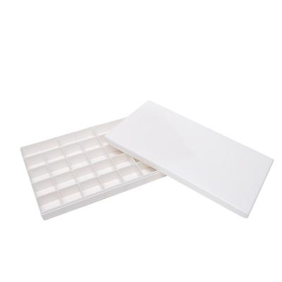 Plastic Painting Box 36-Grids Watercolor Drawing Pigment Palette Art Supplies with Cover