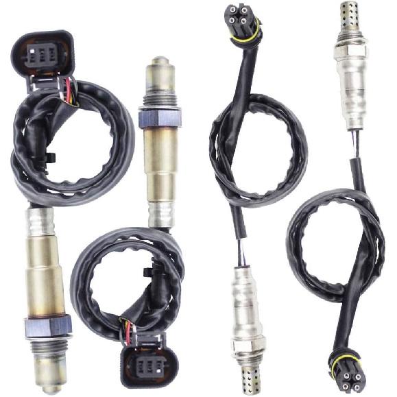 4PCS Oxygen O2 Sensor for 2009 2010 2011 2012-2015 BMW 750i xDrive 750li 4.4L Upstream + Downstream