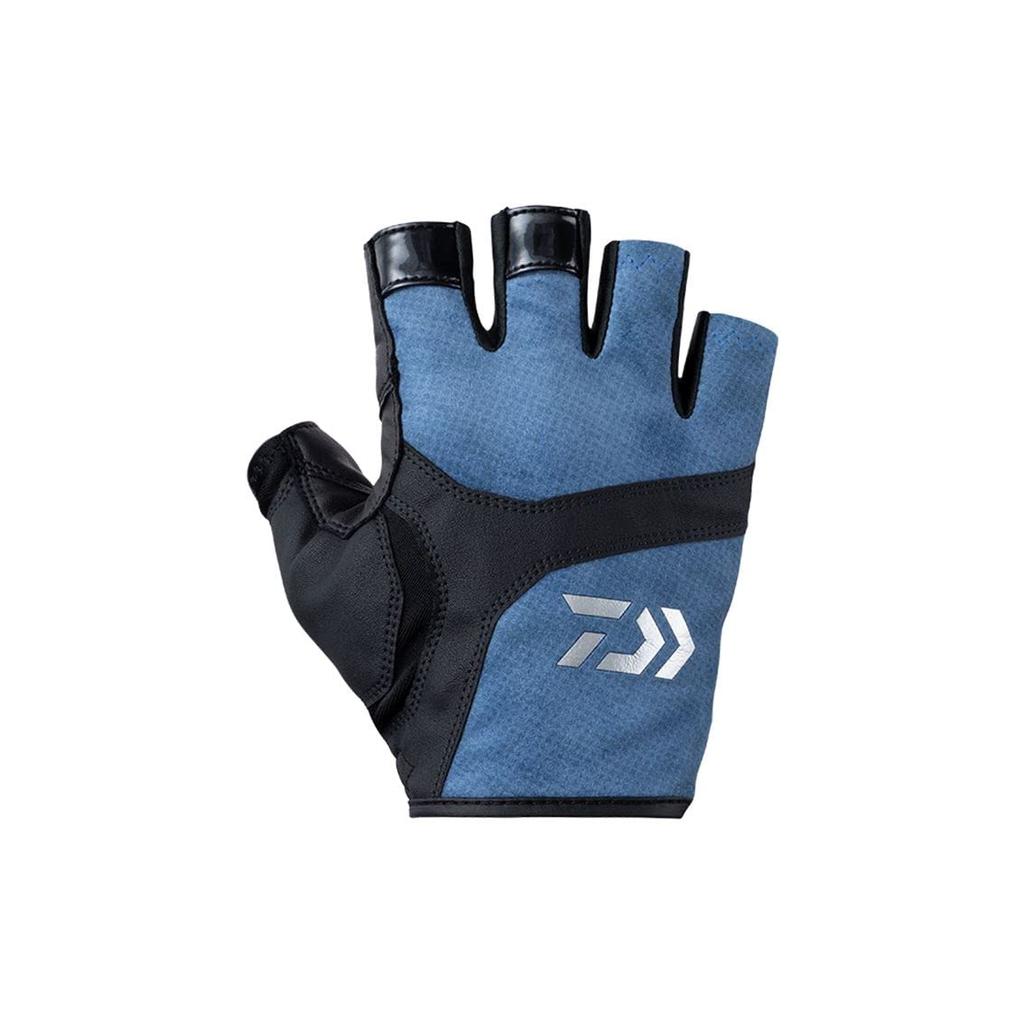 Daiwa Game Weather XL Gloves, 5-Cut, DG-8123, Navy,