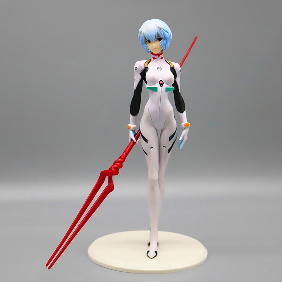 

Hot Anime Eva Neon Genesis Evangelion Ayanami Rei Figures Latest Century Evangelion Figure Action Fashion Girls PVC Model Playthings Present