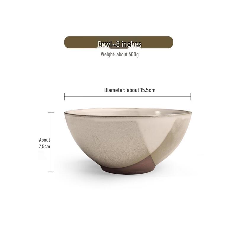 

Wabi-Sabi Ceramic Noodle Bowl