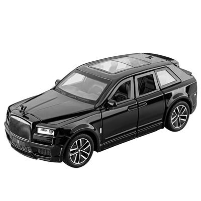 Maßstab 1/32 Rolls Royce Cullinan Luxus-SUV Legierung Diecast Metallmodell Sound Licht Rückzug Spielzeug Miniaturauto Dekoration Kinderspielzeug Geschenk