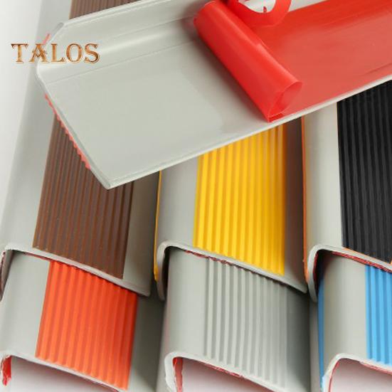 Self-Adhesive Stair Edge Protector Non-Slip Waterproof Stair Edge Stripe Indoor Outdoor Stair PVC Anti-slip