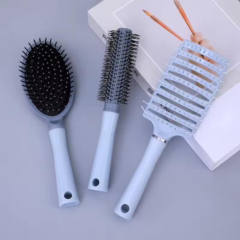 Big Bay Antistatisk Luftkudde Hårborste för Långt, Lockigt Hår - Fluffig Volym & Massage