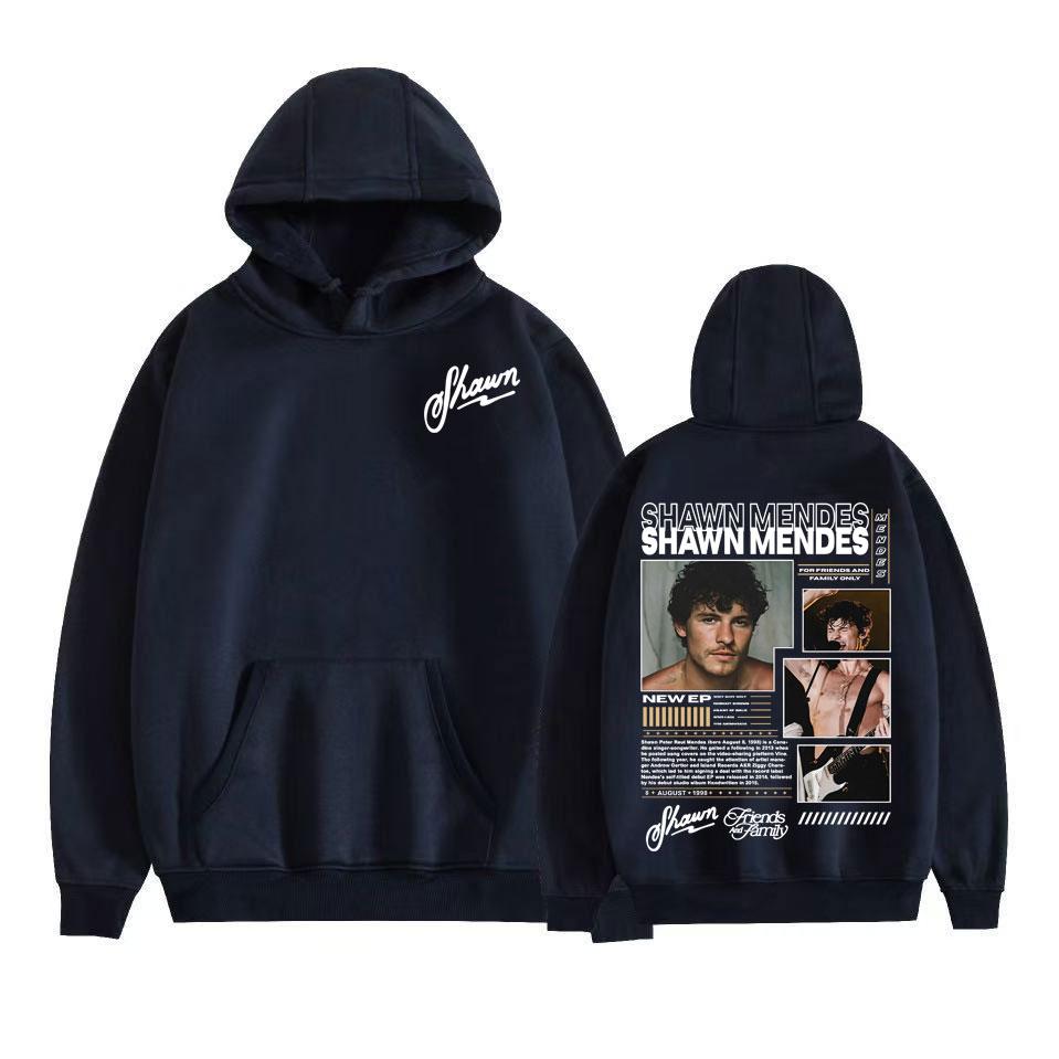 Singer Shawn Mendes Album Tour 2025 Graphic Hoodies Men Fashion Hip Hop Streetwear Sweatshirt High Quality Long Sleeve Pullovers