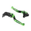 1 Pair Folding Clutch Brake Lever Aluminum Alloy 6 Level Adjustable Brake Handle Lever For Kawasaki Z1000 2007-2016
