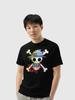 One Piece Luffy Bandana Skull Logo Graphic Tshirt Summer Fashion Pure Cotton Unisexs Tshirt Childrens Clothing Tee Y2k Unisex