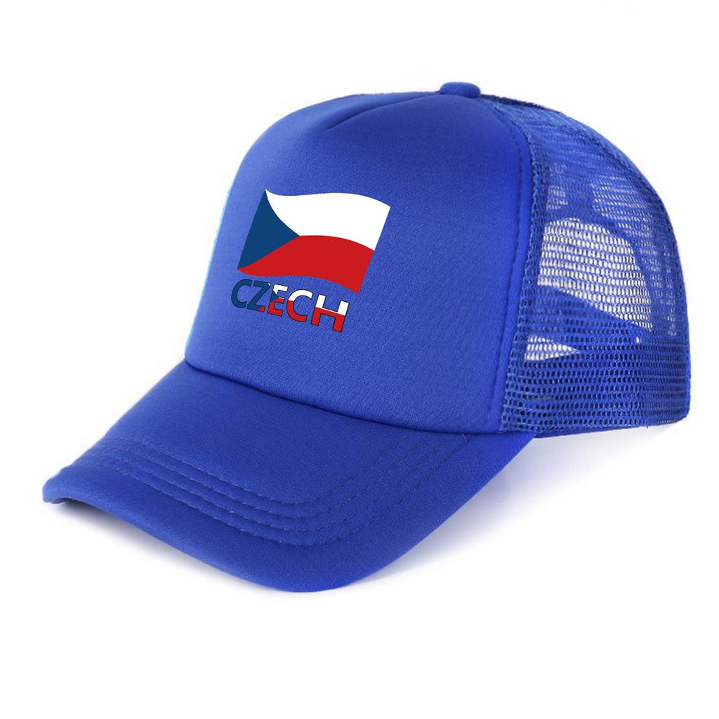 Czeska Flaga Patriotyczny Nadruk Czapka Baseballowa Regulowana Stylowa Na Wszystkie Pory Roku Lekka Czapka Przeciwsłoneczna Na Prezenty Podróże Tenis Outdoor
