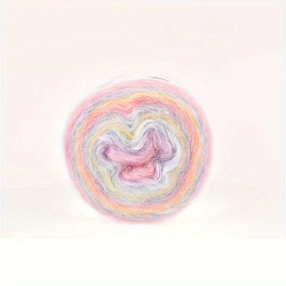 

1 шт. Градиентная пряжа Мохеровая пряжа Теплая пряжа для ручного вязания свитеров и шарфов 1pc 002