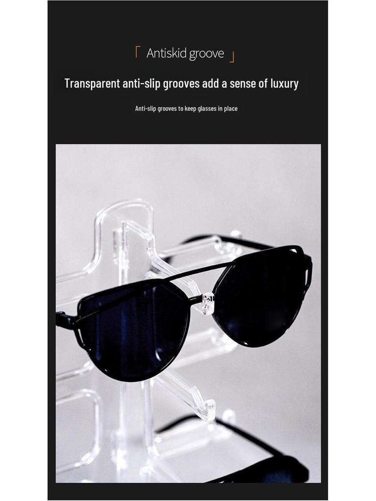 Multi-Layer Sunglasses Display Rack for Supermarkets
