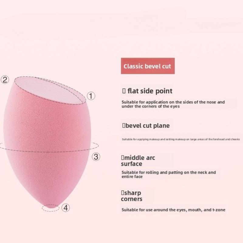 1/4PCS Extra-Large Design MakeupSponge-Fragrance-FreeHydrophilic Polyurethane for Flawless applicationMakeup Tools for Christmas