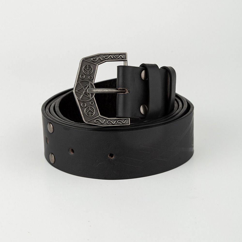 Geprägter Wikinger Renaissance Gürtel PU Leder Mittelalterliche Leibbinde Retro Keltischer Gürtel Dekorationen