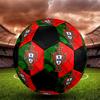 1 pz Pallone da Calcio Nazionale del Portogallo Taglia 5 Pallone da Calcetto Indoor alla Moda Colorato Gioco in Cortile - Ottimo Regalo per Appassionati di Sport HE51