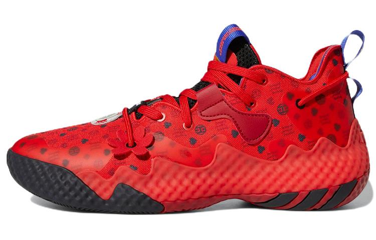 Harden Vol. 6 Adidas  Vivid Red Monogram  HQ3884 40