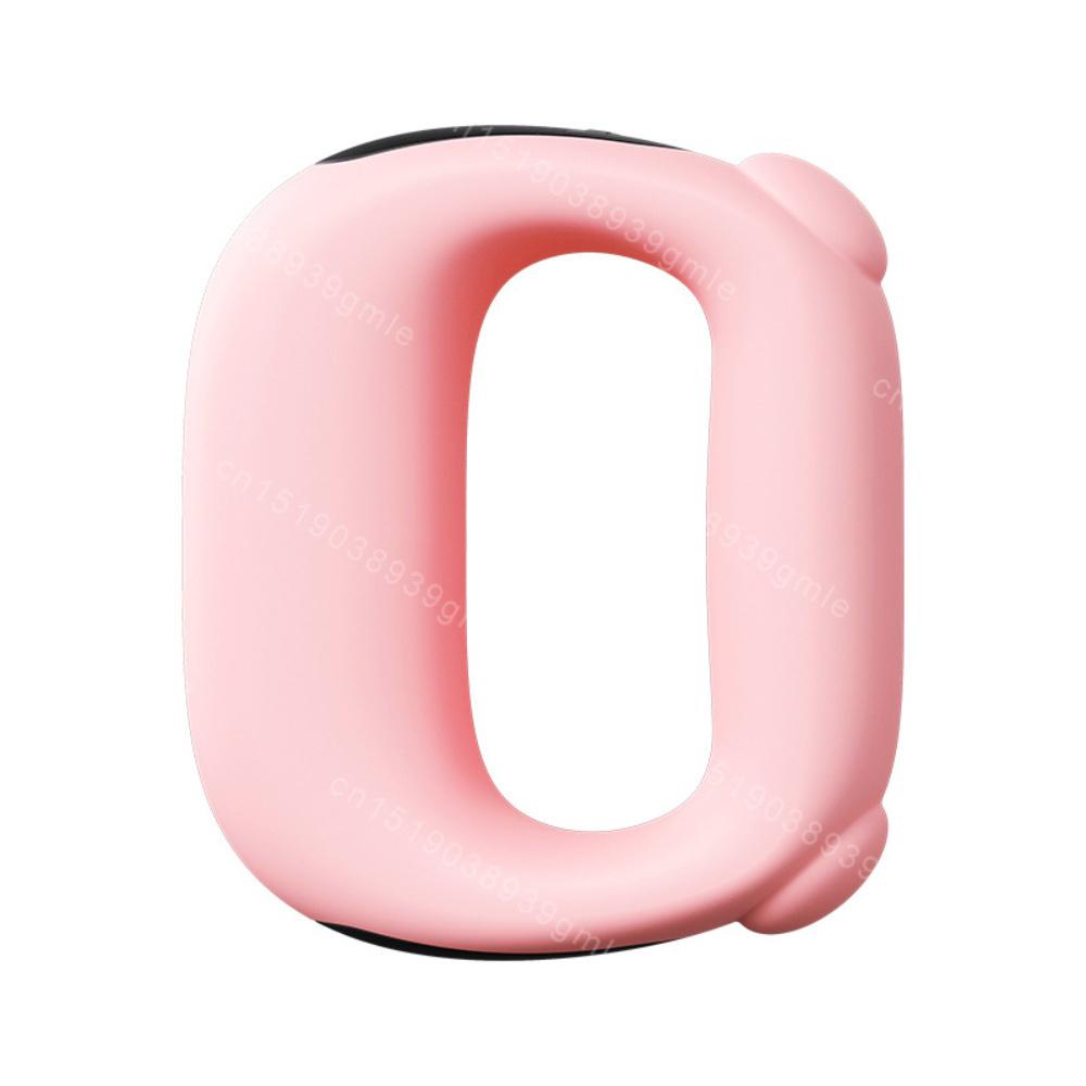 Mini Portable Massage Ring Deep Tissue Percussion Handheld Muscle Massager Vibration Heating Fascia Ring Fat Burning Slimming