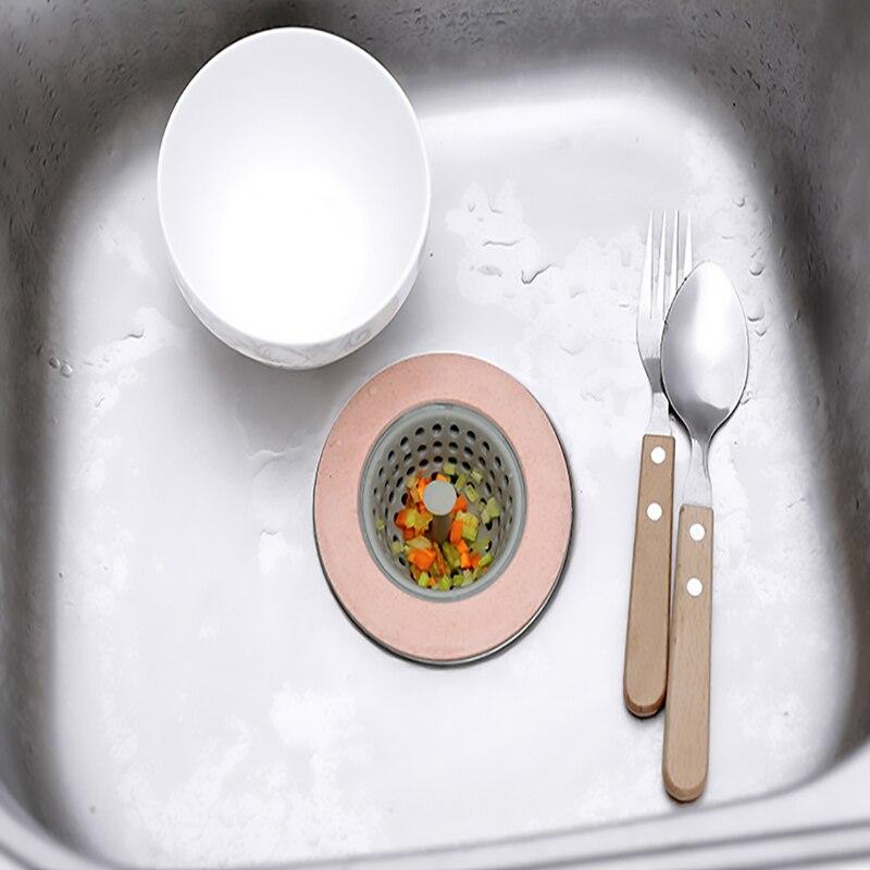 1pc Tragbare Silikon Waschbecken Filter Ablauf Stecker Filter Waschbecken Müll Sammler Küche Bad Zubehör Sieb und Filter