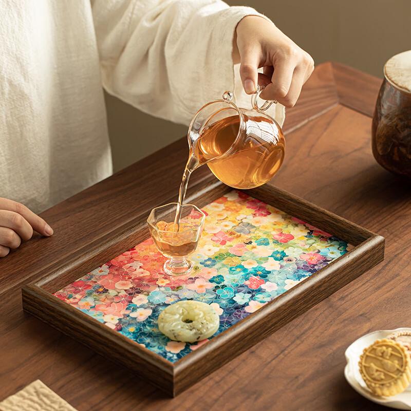 Shangqi Elegant Metal Tea Tray