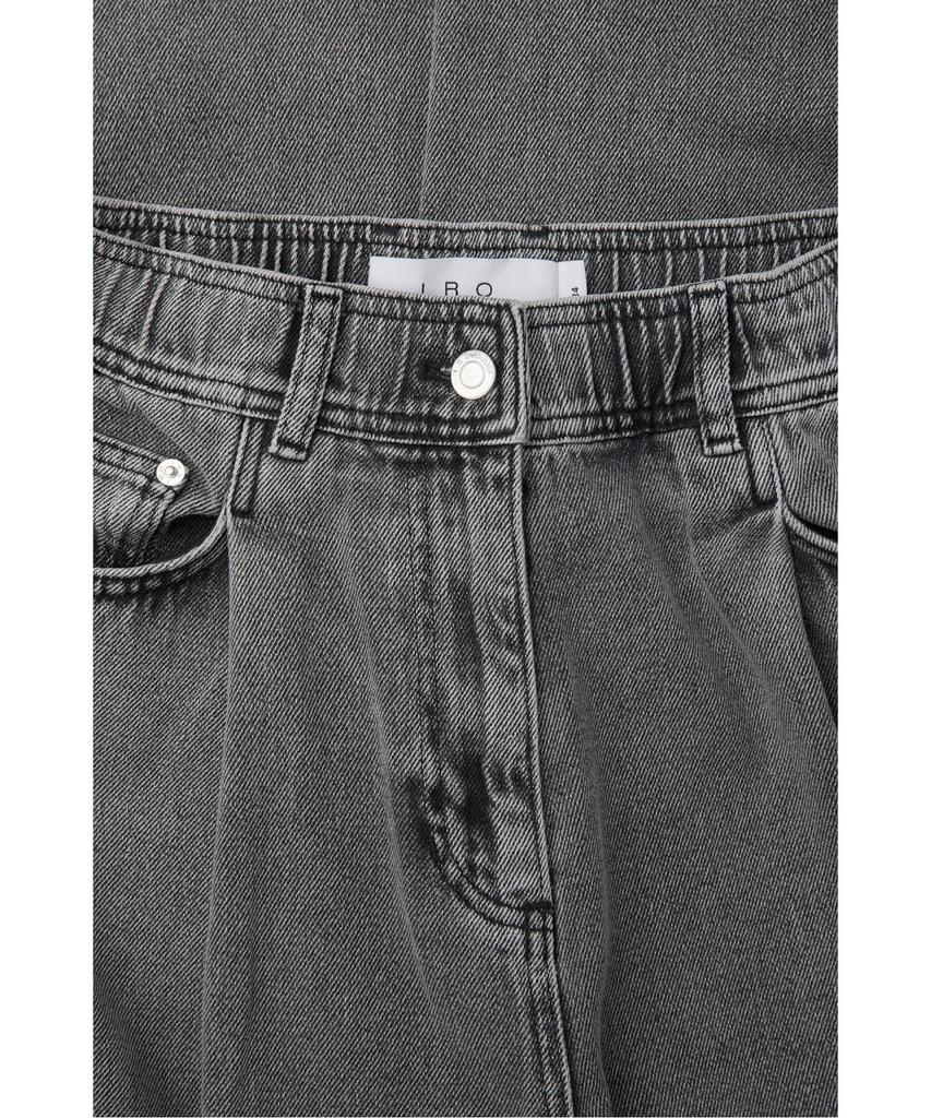 IROWOMEN Heliade Back Banding Wide Denim Pants Iopda26102Bkl