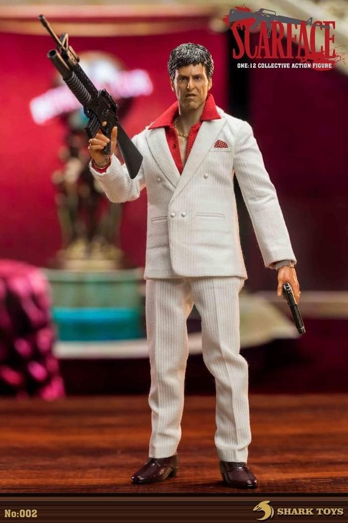 Figure Furious Tony Furious Tony 002A Scarface Movie Pacino [SHARK TOYS] 1/12