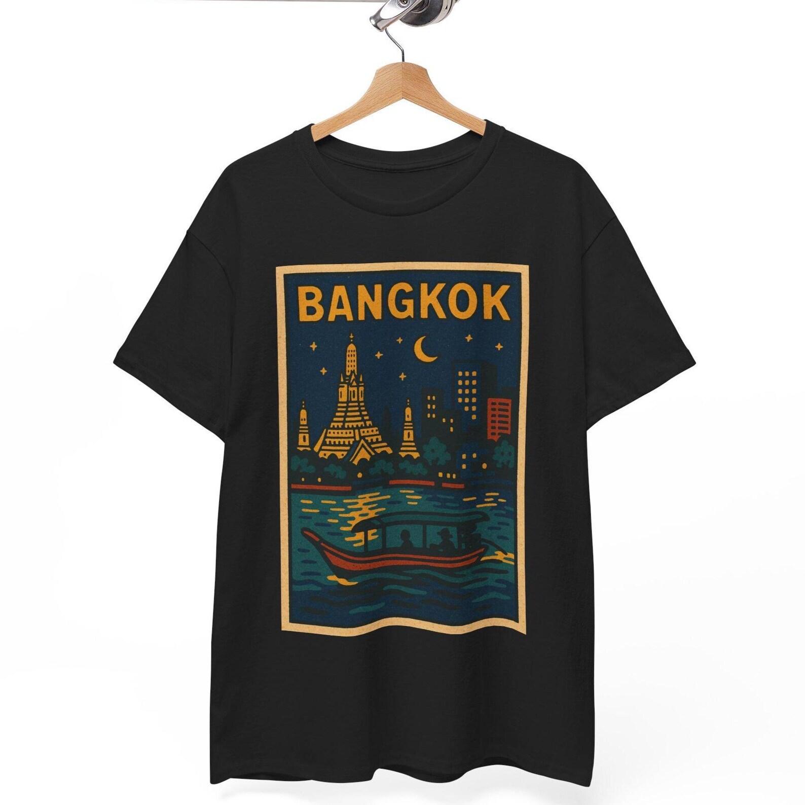 Bangkok Retro Comic T-Shirt: Vintage Thailand Graphic Tee XL