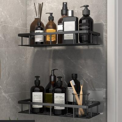 Bathroom Shelf Aluminum Alloy Shampoo Rack Kitchen Storage Organizer Shelves No Drill Corner Shelf Bathroom Accessories
