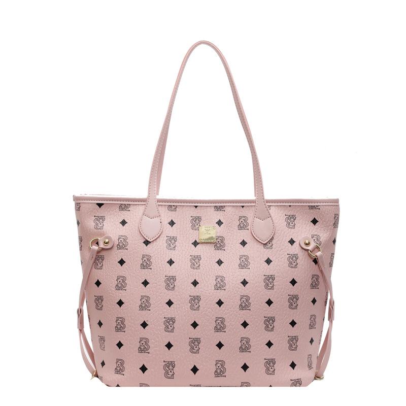 Retro printed tote bag women's 2025 spring new trendy fashion large-capacity shoulder bag premium underarm bag