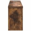 Wall mounted nightstand smoked oak 75 x 16 x 26 cm