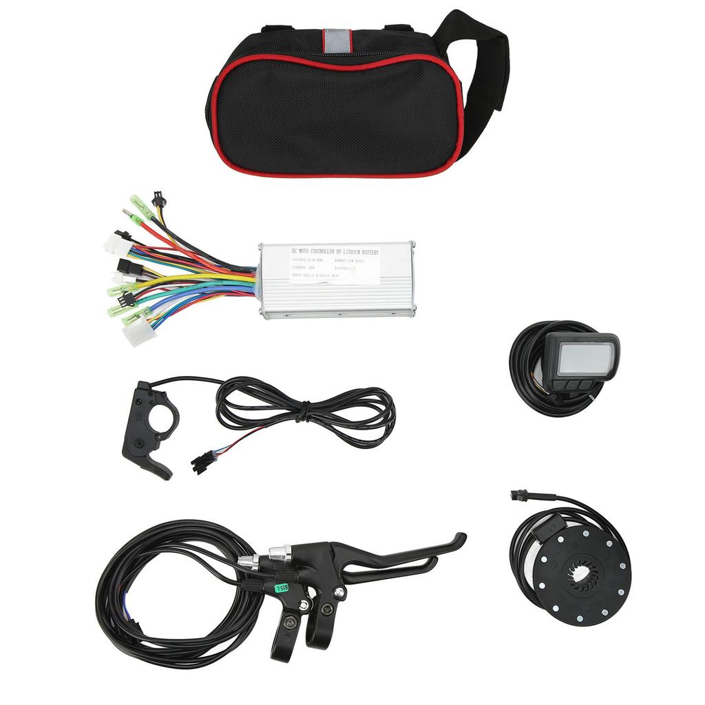 22A 36V 48V 500W Electric Bike Motor Controller EN06 Display Brake Lever Set Electric Bicycle Conversion Kit