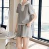 Rellawear Women Chepol Big Collar And Short Pants Set 250521 Hy28