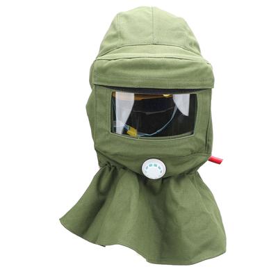 Capuche de Sablage Verre Transparent Écharpe Sableur Housse de Protection pour Peinture au Pistolet