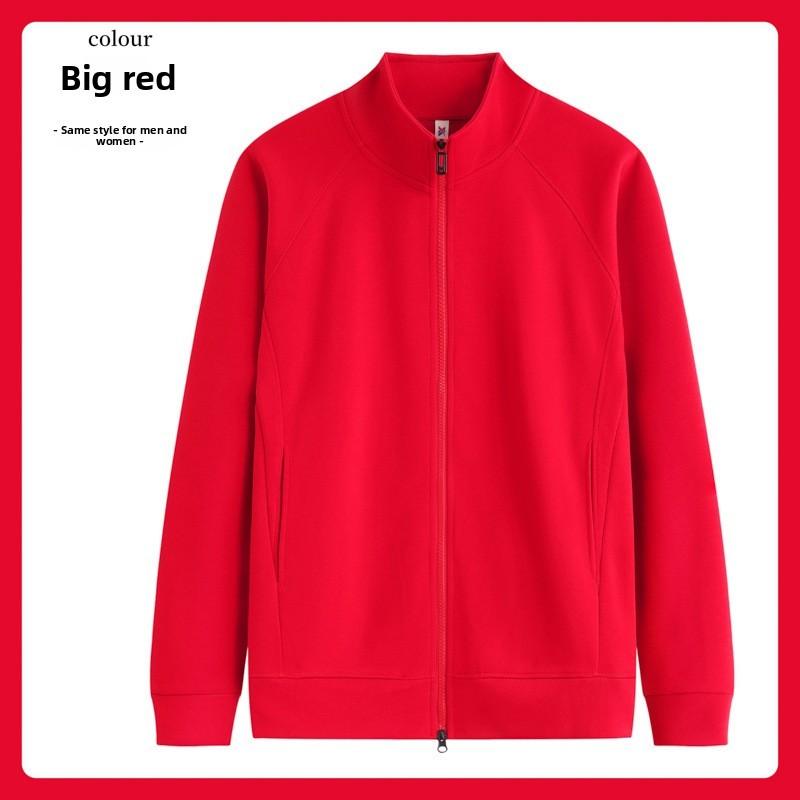 Stand Collar Hoodie With Zipper For Casual Outdoor Youth Wear