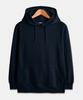 [Non-Fleece Or Fleece-Lined] Basic Standard Fit Plain Hoodie Navy