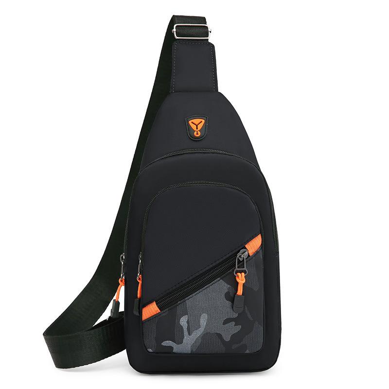 New Men's Chest Bag Trend Backpack Men's Diagonal Shoulder Small Lightweight Large Storage Bag.