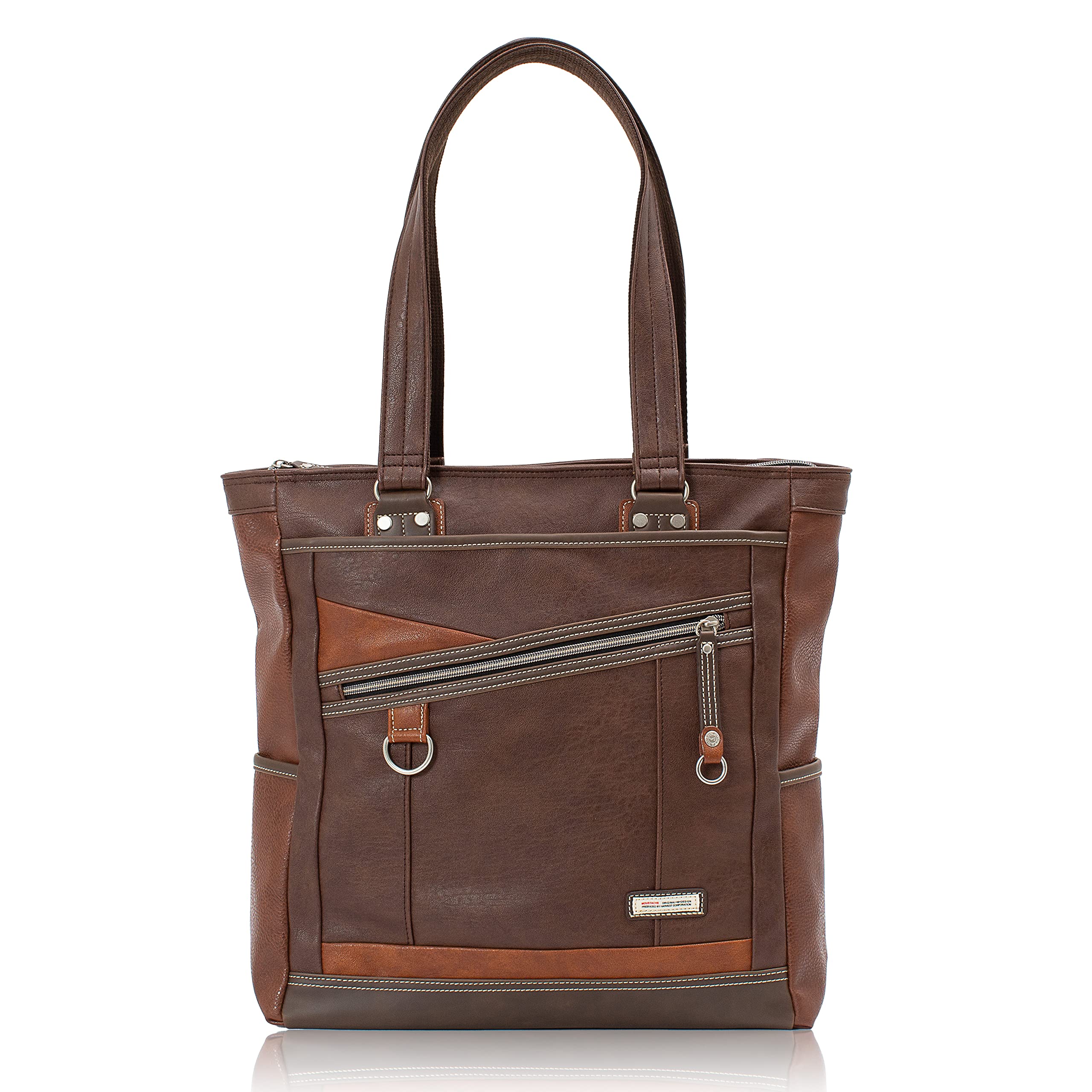 

Сумка-тоут для мужчин и синтетическая A4 коричневая [Moustache] женская, кожа, размер, VHW-5532,